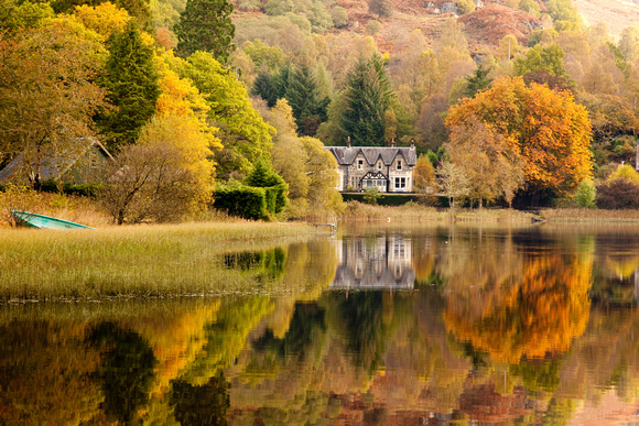 Loch Ard in autumn glory